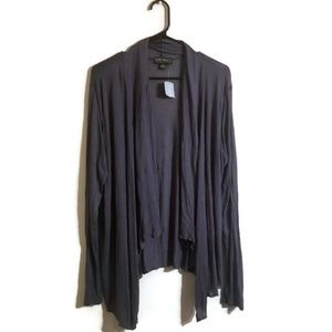 Forever 21 Open Sheer Cardigan Gray Size 3X